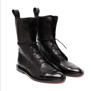 Inch2 Leather baroque boots 35